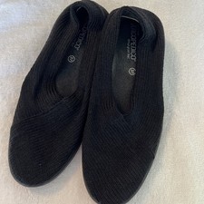 Arcopedico Mailu Sport Comfort Shoes Womens EU37 US6.5 UK4.5 Black Stretch Knit