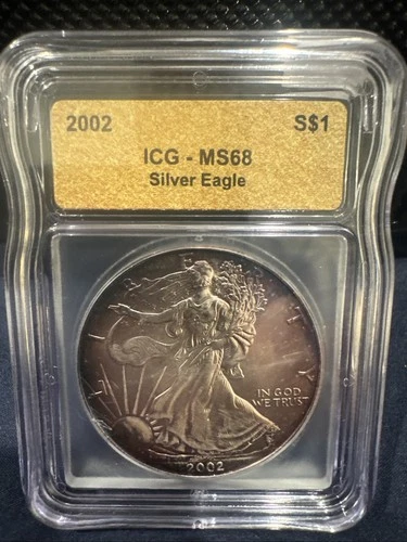 Photo of a 2002 American Silver Eagle from an eBay listing that sold on Jul 20, 2026