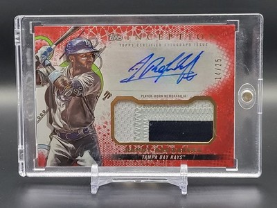 Randy Arozarena 2022 Topps Inception Auto Patch Red /25 Rays - Seattle Mariners