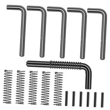 6 Sets 18 Pcs Trailer Gate Spring Latch Kit, Trailer Gate Pin 819T for Carry