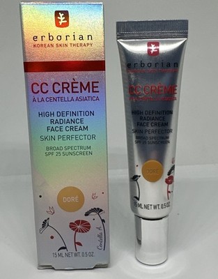 Erborian CC Cream with Centella Asiatica face serum SPF 25 Dore 0.5oz