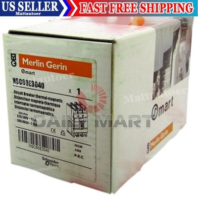 New Schneider NSC60E3040 Molded Case Circuit Breaker 40A 3-Pole NSC 60E 3040