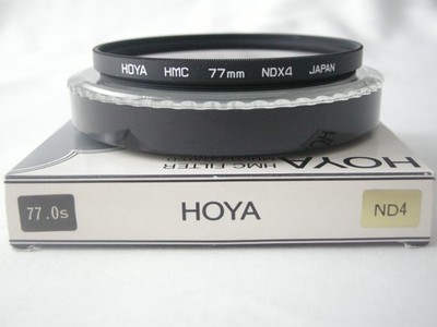 Genuine Hoya HMC 77mm ND4 Neutral Density Filter