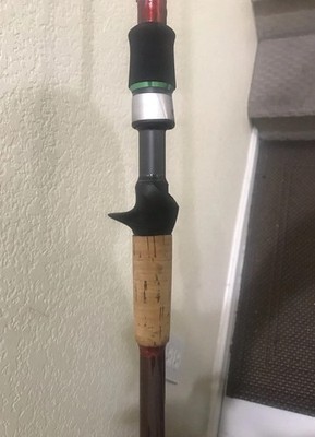 RODDY FIBERGLASS CUSTOM MADE CASTING FISHING ROD 7 6 FT MEDIUM 8-17LB 1/4-5/8 OZ