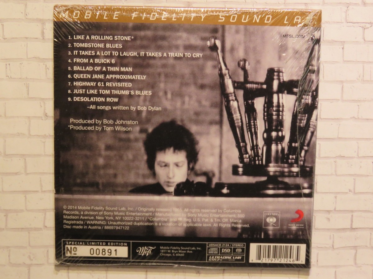 Bob Dylan Highway 61 Revisited Hybrid, Stereo SACD Ed. Mobile
