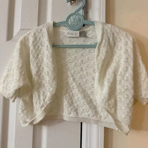 Suéter The Children’s Place Blanco Encogido de hombros (XL 14) - Preciado Foto 2 de 4