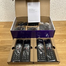BT Essential Phone 4 Handsets Wireless Landline Home Phone New Unused Quad Set
