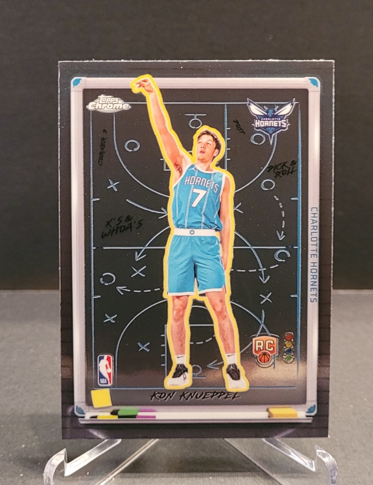 2025 Topps Chrome Kon Knueppel X's & Whoa's Rookie Insert #XW-10 Hornets RC