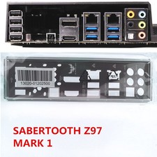 For Asus SABERTOOTH Z97 MARK 1 Shield I/O IO Rear Baffle Backplate Motherboard