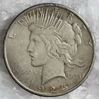 1925 P $1 American Peace Dollar 0.900 Fine Silver Coin #19