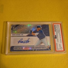 2019 Donruss Optic Pete Alonso Holo Rookie Auto /99 PSA 10 OA-PA