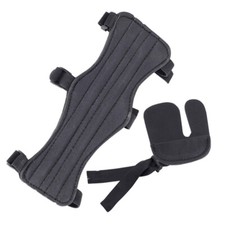  Guanti da tiro con l'arco e protezioni braccia arco freccia protezioni braccia protezione dita ispessimento