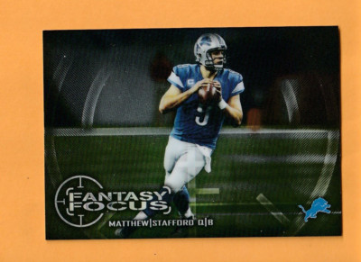 Matthew Stafford Detroit Lions 2014 Topps Chrome Fantasy Focus Georgia 7D