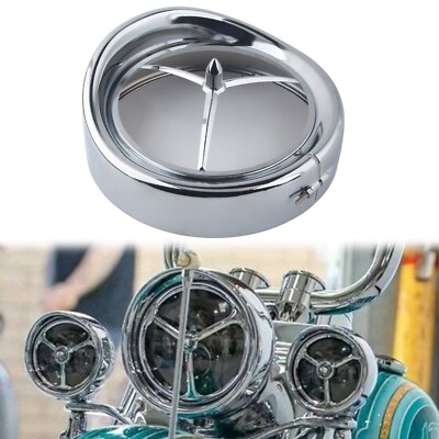 7 Zoll Scheinwerfer Lampen Zierring Trim Ring Chrom für Harley Touring Softail