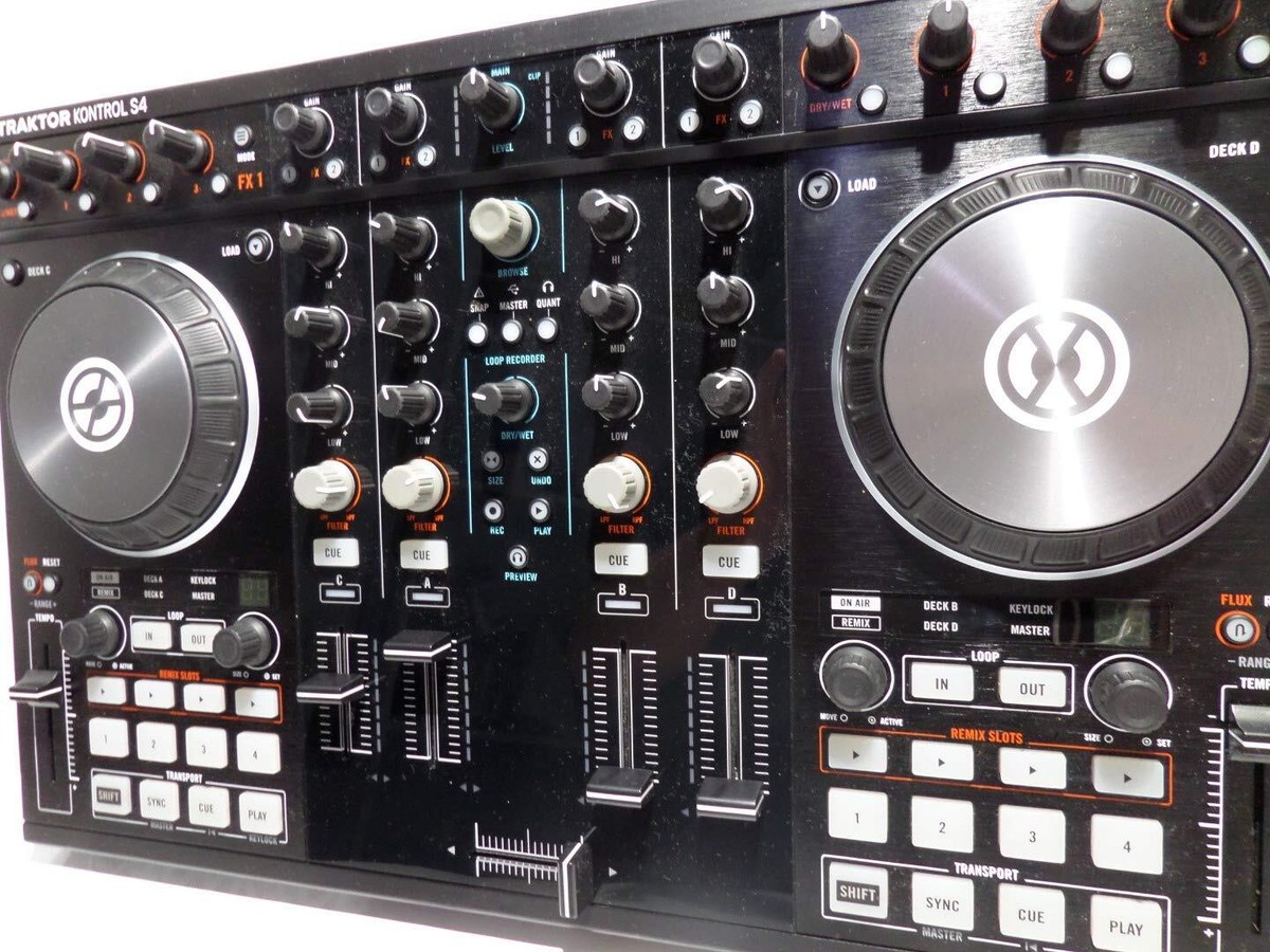 TRAKTOR KONTROL S4 Mk2　動作品 Native Instruments TRAKTOR KONTROL S4 MK2 DJ Controller 4