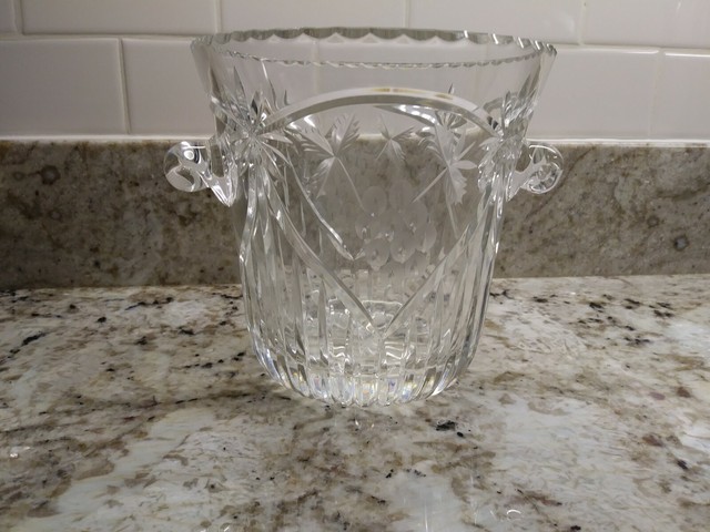 crystal wine cooler bucket