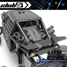 Dual Performance Exhaust for Axial 1/18 Capra