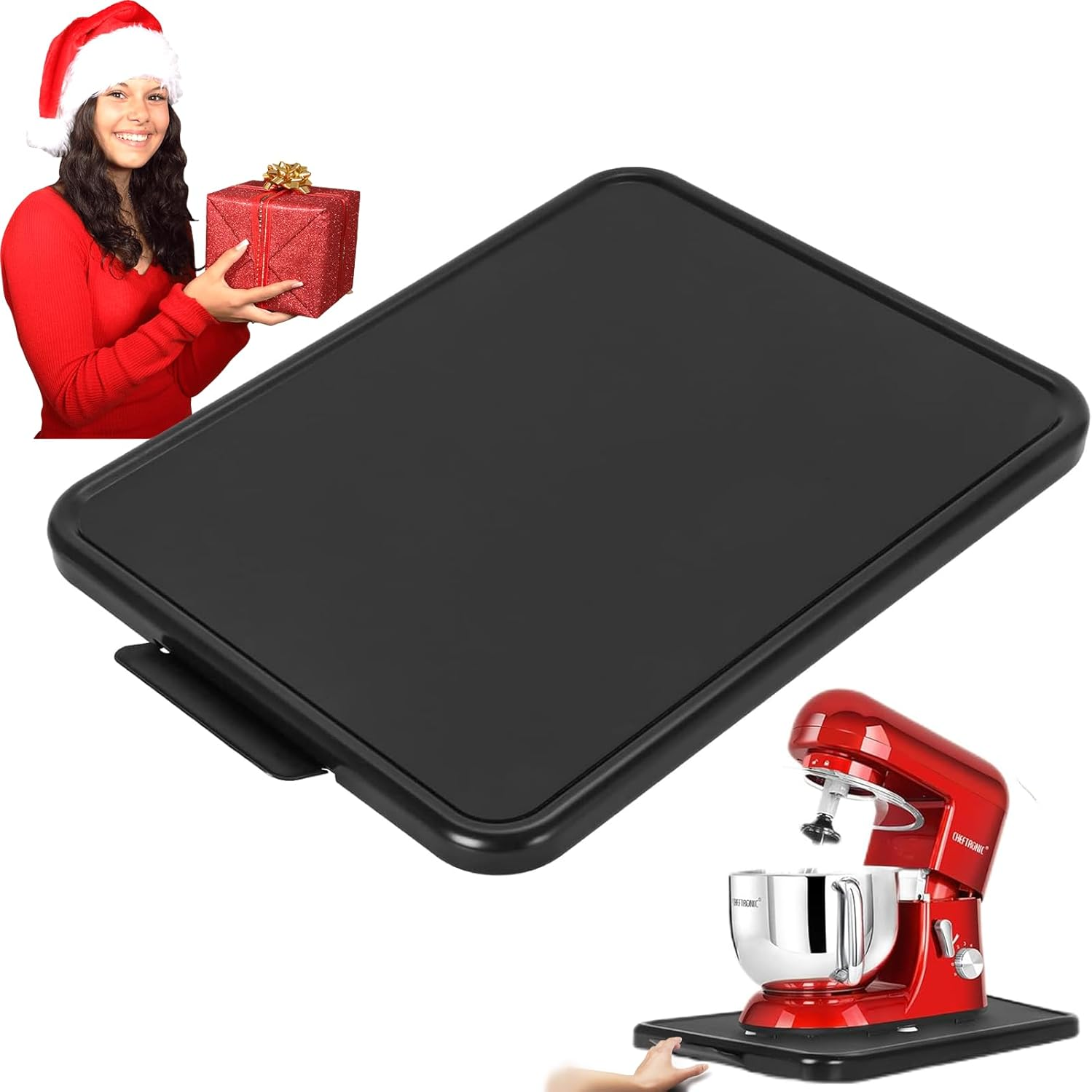 Kitchen Appliance Sliding Tray Coffee Maker Caddy with Wheels