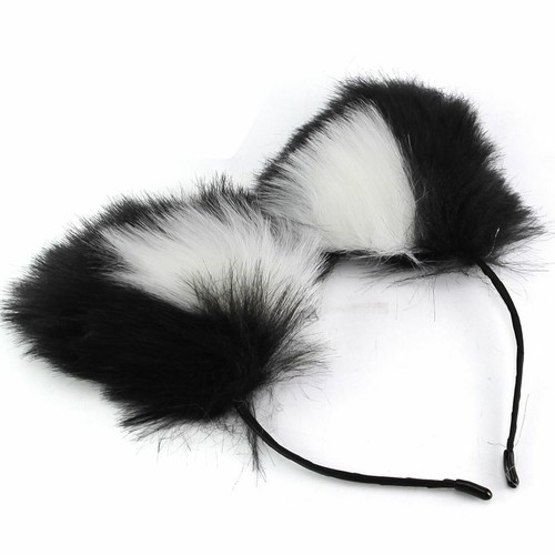 US SET 16" Fox Tail Ears Anal-Butt Plug Romance Game Funny Toy CAT Cosplay Adult - Picture 8 of 20