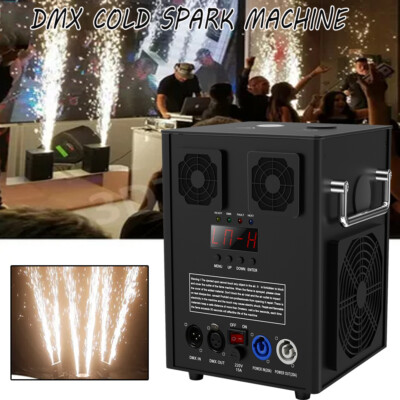 700W Sparkular Feuerwerksmaschine DMX DJ Cold Spark Machine Bühneneffek Hochzeit