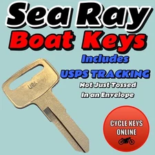 Sea Ray boat keys cut to code spare replacement key for codes 3101-3150
