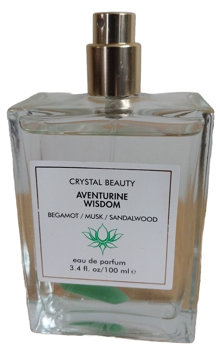 Crystal Beauty Aventurine Wisdom Perfume Begamot Musk Sandalwood
