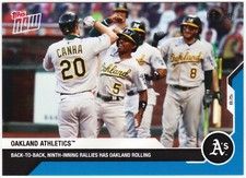 Oakland Athletics A's Back 2 Back 2020 Topps NOW 112 Blue 05/49 Tony Kemp's #5
