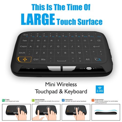 Wireless Tastatur kabellos Keyboard für Android TV Box PC Handy QWERTY B5M1 - Bild 3 von 12