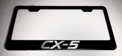  Stainless Steel License Plate Frame Tag Holder For Mazda CX-5 CX5 