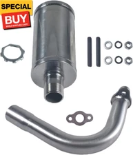 New upgradation Exhaust Muffler Pipe and gasket nut kit for 2 stroke 49cc 60cc 6