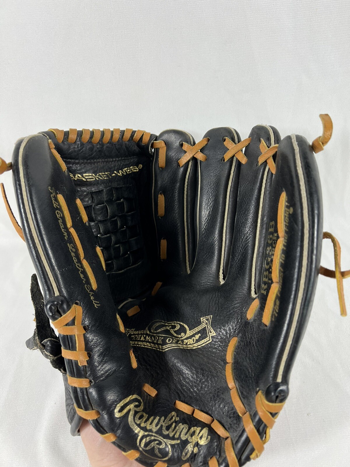 Gant De Baseball Rawlings RBG36TT - 12.5 Pouces - Droitier - Cuir - Occasion