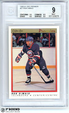 Rob DiMaio RC BGS 9+: 1990-91 O-Pee-Chee Premier Rookie Card #27