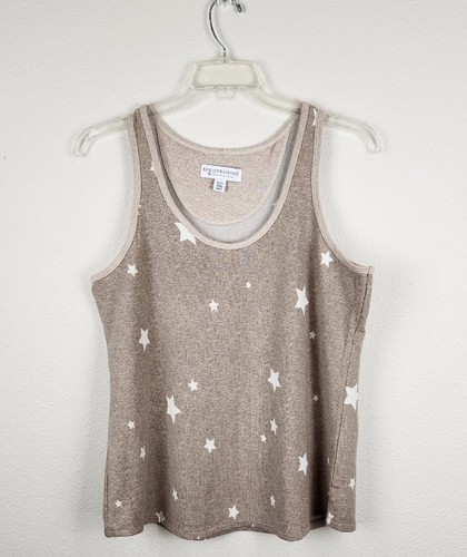 Live Love Lounge Karen Neuburger Pajama Tank Top Only Super Soft Star Print - XL - Picture 2 of 6