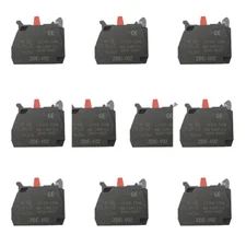 10PCS ZBE-102 Single contact block silver alloy screw clamp terminal 1NC ZBE102