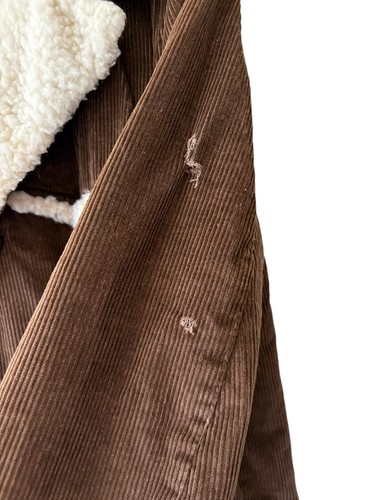Vintage 70er J.C. Penney Rancher Jacke Cord Sherpa gefüttert Größe L - Bild 9 von 9