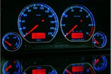 Volkswagen Vento / Jetta MK3 Design 2 glow gauge plasma dials tachoscheibe glow 