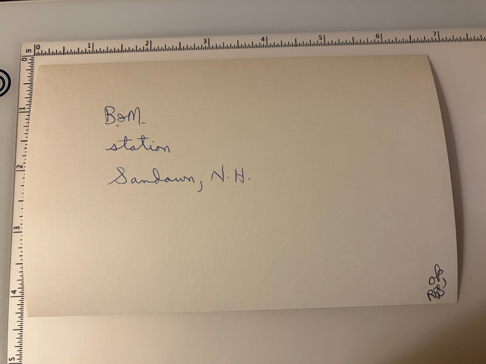 Vintage photo Boston & Maine Railroad depot station Sandown NH New