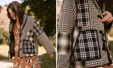 NWT The Great $495 Reversible Quilted Jacket; 0 XS