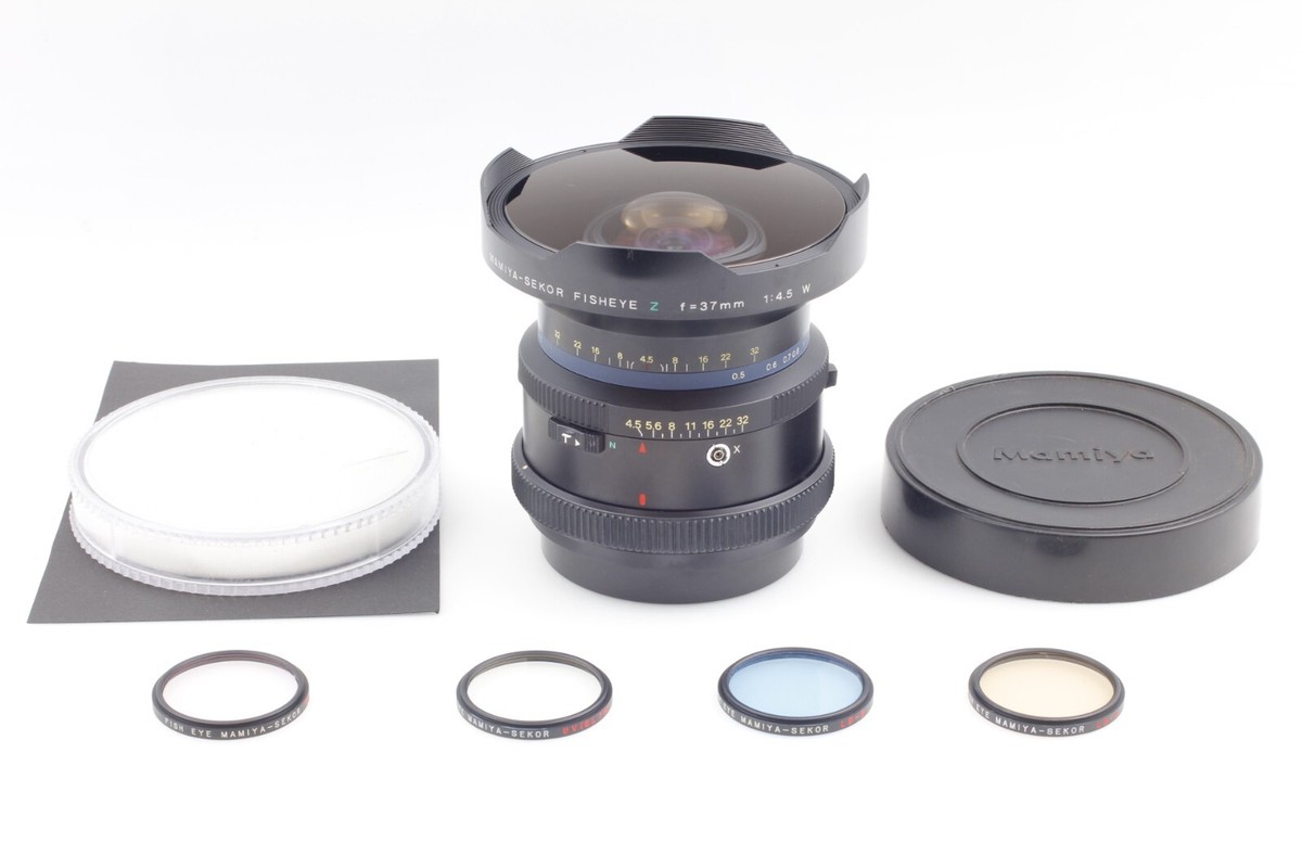 【美品】Mamiya Sekor Fisheye Z 37mm f4.5 W MINT+ w/ Filters 】 Mamiya Sekor Fisheye Z 37mm f4.5 W Lens