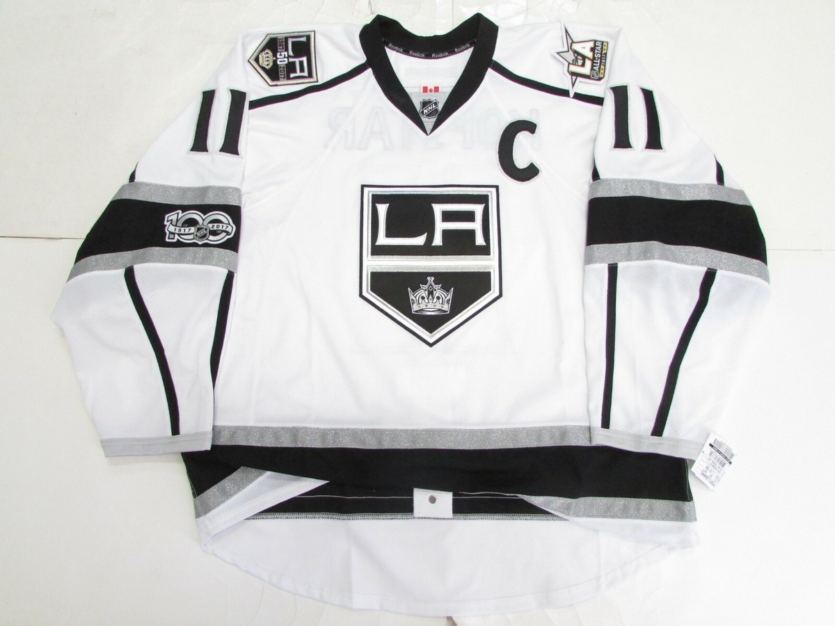 KOPITAR LOS ANGELES KINGS 100th ANNIVERSARY TEAM ISSUED REEBOK EDGE  JERSEY