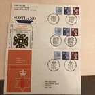 GB DEFINITIVE JAN 1978 3 FIRST DAY COVERS FDC Scotland Wales N. Ireland See Scan