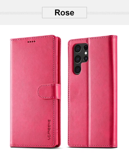 Custodia in pelle per Samsung S25 S24 Ultra S23 S21 S20 FE 5G S22 S10 S10E più cover - Foto 38 di 38