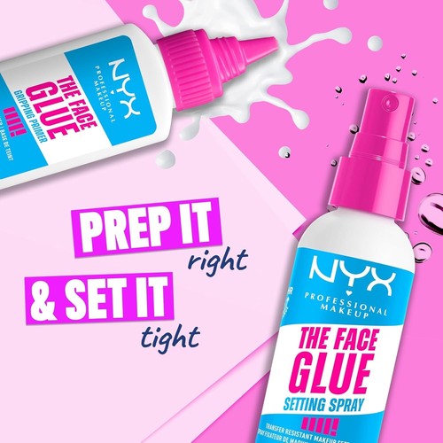 NYX PROFESSIONAL MAKEUP The Face Glue Gripping Primer & Setting Spray Set - Picture 2 of 2