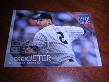 2019 Topps Update 150 Years of Baseball #150-80 Derek Jeter New York Yankees