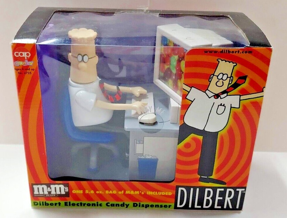 DILBERT ! M&M's Electronic Candy Dispenser (VINTAGE 1998 ) 8