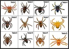 Eine Spinne Gift Vogelspinne Scherzartikel grusel Party Angst Giftspinne Spider