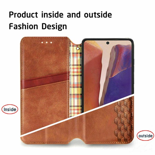 Funda protectora magnética abatible magnética de cuero billetera para Samsung Galaxy Note 20 Note 20 - Imagen 5 de 17