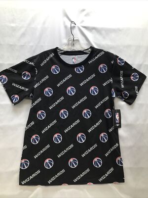 NBA WIZARDS ALL OVER PRINT T SHIRT  NWT SIZE YOUTH XL (18/20) GOING UP TEE