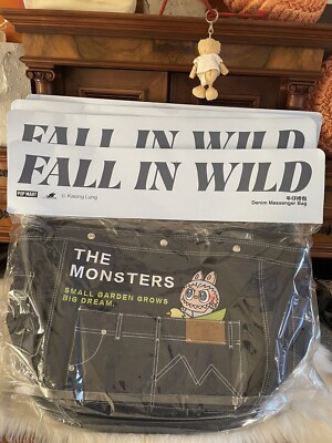 THE MONSTERS FALL IN WILD SERIES-Denim Messenger Bag Original.