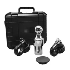 New Puck System 2-5/16" Gooseneck Ball&Safety Chain Kit For Chevy GMC Ford 60692